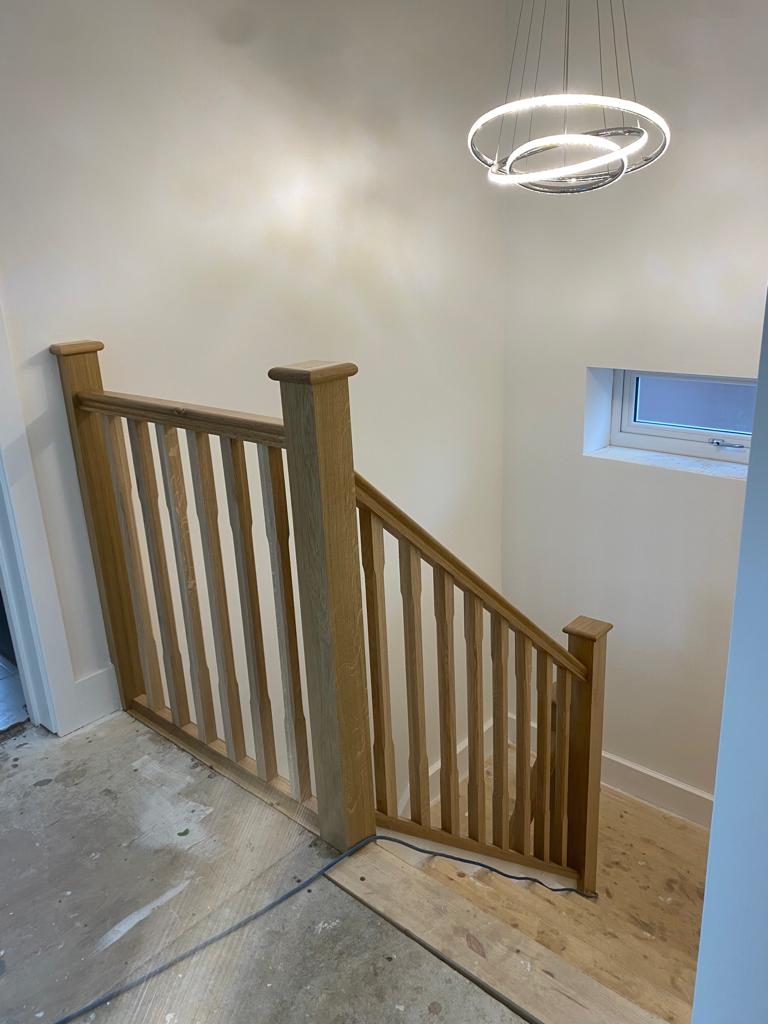 Engineered Oak Newel Post Cladding Kit