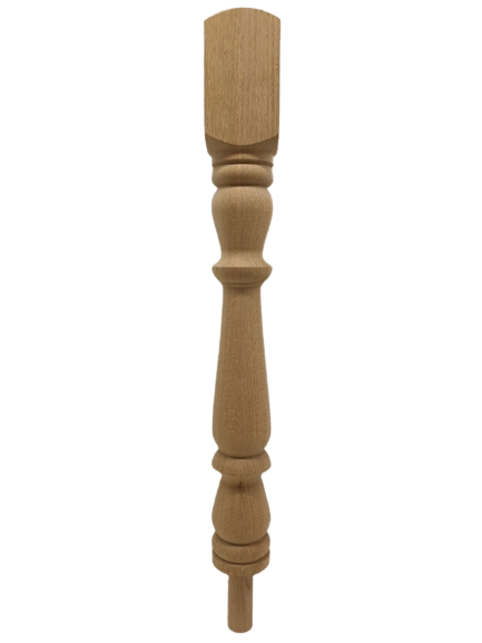 Tulip turned Newel post