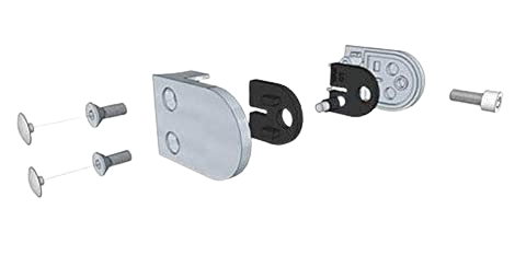 Glass balustrade mounting brackets