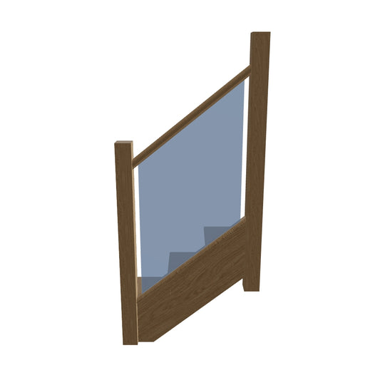 Embedded Glass - Staircase Rake