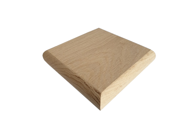 Bullnose cap for newel post