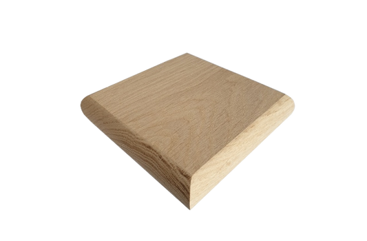 Bullnose cap for newel post