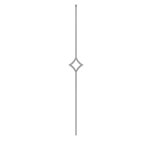 Single Diamond Hollow Iron Baluster