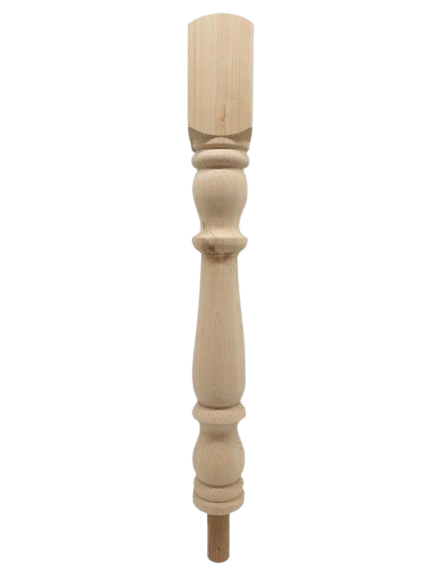 Tulip turned Newel post