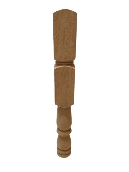 Tulip turned Newel post