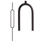 Single Oval Hollow Iron Baluster